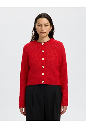 Selected Femme Strickjacke Wollmix