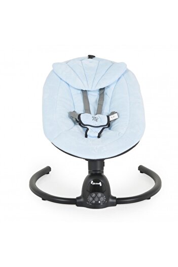 Moni Clarissa Blue electric baby swing with remote control, motion sensor, 5 swing speeds