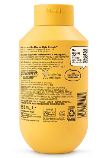 Happy Hair People Wavy Hair Shampoo 355ml