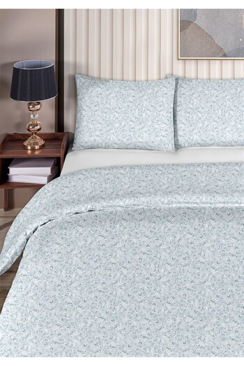 Evim Elegant 100% Cotton Double Duvet Cover Set 200X220Cm Baby Blue