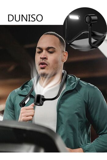 fun zone Portable Neck Fan Night Run Personal Fan with Light