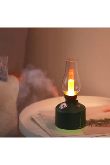 MAD ECO LEDURI Lampă retro cu difuzor de arome LA-0621 cu flacără caldă reglabilă