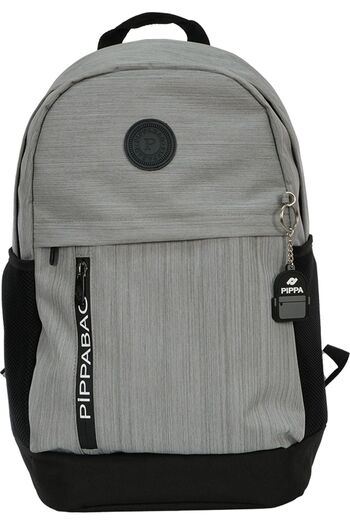 Pippa Nori Three-Compartment Middle School and Casual Backpack - Men's - Light Gray - Black - Cnt8015-06