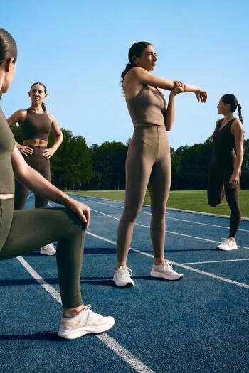 Oysho Compressive core control block high rise 65cm ankle-length leggings
