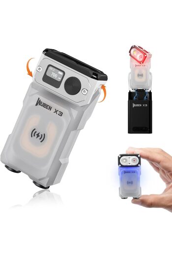 Wuben X3 Mini Flashlight with Rechargeable Charging Box