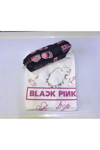 GC GÖKHAN CLUB Blackpink t Shirt Pencil Holder Necklace