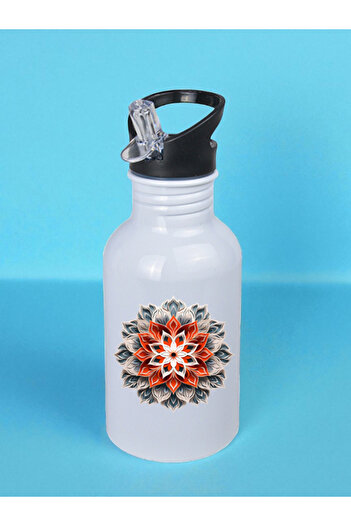 lili hediyelik Patterns Printed Water Bottle 600 ml - Sports Water Bottle, Large Water Bottle, Sports Bottle, Sports Water Bottles