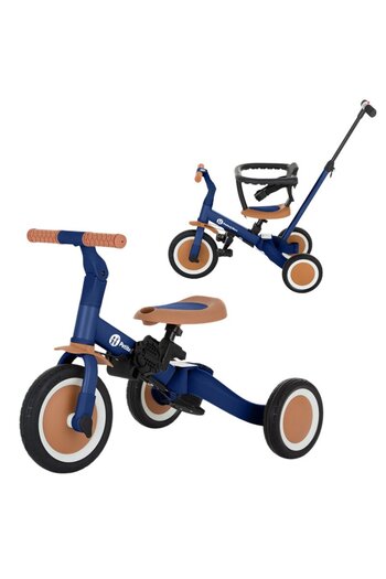 Petite&Mars Tricycle, Petite&Mars, Turbo, 5 in 1, Up to 25 kg, 1.5-5 years, Blue