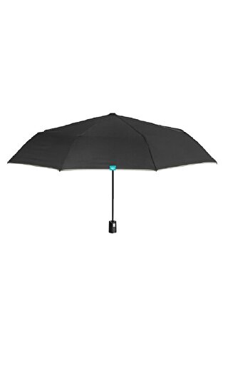 Perletti Mini Umbrella for Women Perletti, Automatic, Resistant, 96 cm Diameter, Black