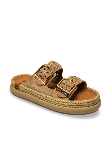 Bohonomad Sydney Women's Knitted Slippers Latte Light Brown Women's Slippers Sydor12-00037
