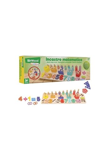 GLOBO Set Matematica 3 in 1 Globo, din lemn