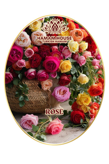 HAMAM HOUSE TURKISH HAMAM Natural Sponge Soap with Rose Extract