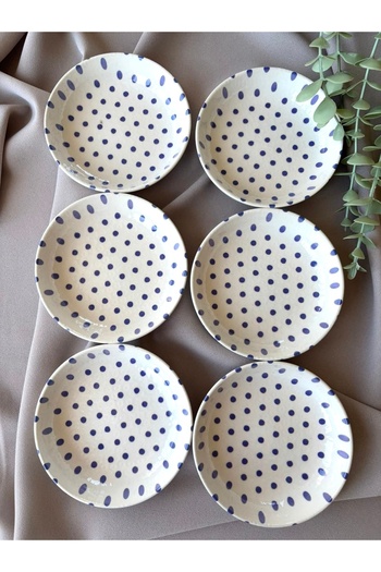 Yiğit Seramik Züccaciye Retro 6 Pieces Round Breakfast Bowls