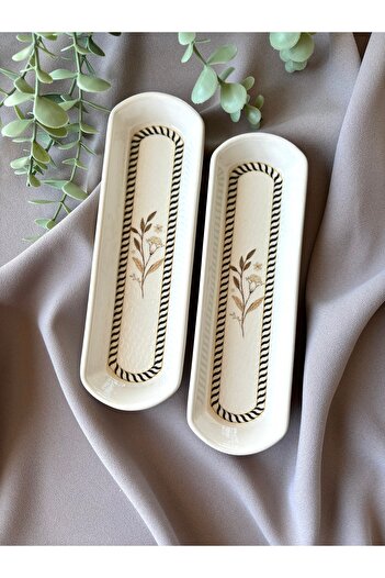 Yiğit Seramik Züccaciye Floral 2 Olive Plate