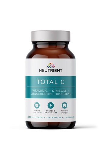 Neutrient Total C Advanced formula with 5 types of vitamin C (120 capsules),
