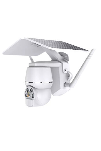 OEM Professional Surveillance Camera, with Solar Panel 4G, Q7N, PTZ Dome, Full HD 3MP, 4X Zoom, IR 30m