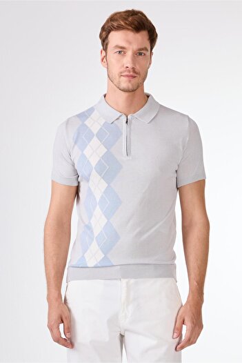 Dufy Zipped Knitwear Tshirt