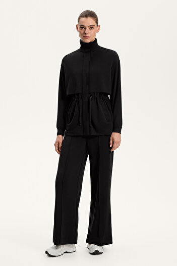 Oysho Long jacket with soft-touch modal and pockets