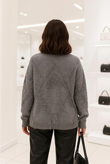 Hayalet New Season Oversize Loose Sweater Tunic