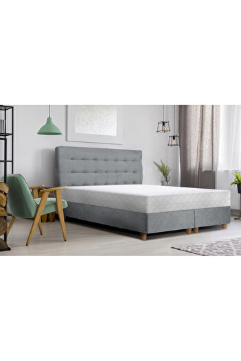 Green Future Mattress KONFORTA Max Plus 25 cm, 140x200x25cm, Elastic polyurethane foam, Reversible, Medium Firm