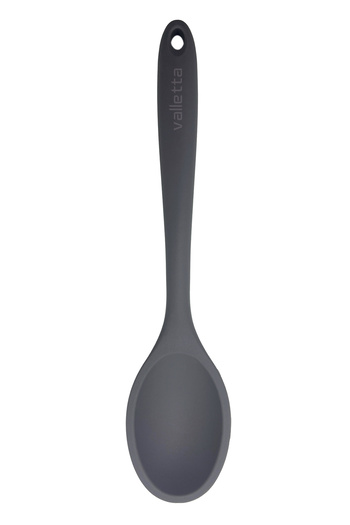 valletta Single Heat Resistant Fireproof Non-Stick Silicone Serving Spoon Gray