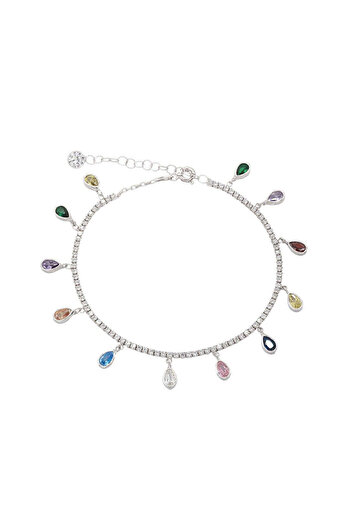 Bijuteria SORELLY Bratara Argint Tennis Rainbow Charms