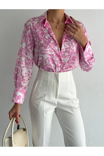 UNBOX Blush Breeze Button-Up