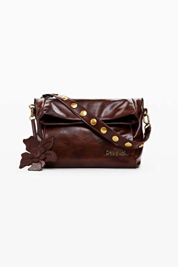 Desigual Medium shiny floral bag