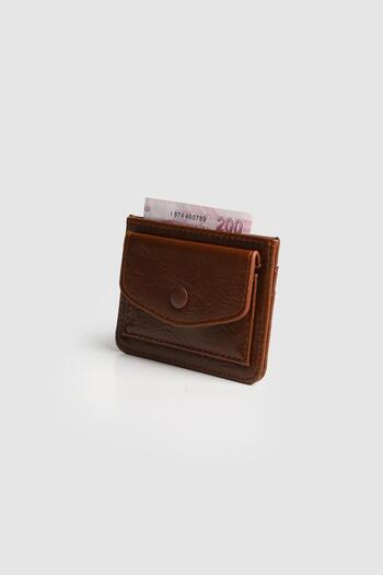 La La'Graccio Paris La'Graccio Paris Women's Yuka Soft Leather Card Holder Tan