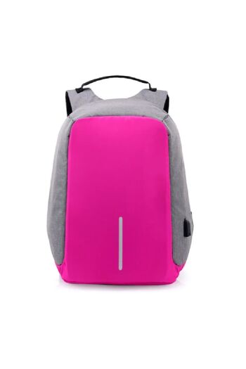 HOZRO Rucsac Laptop HOZRO, 14 inch, Port USB, Poliester, Roz