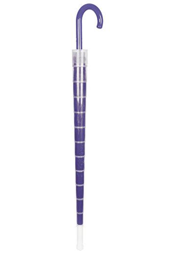 Perletti Automatic rain umbrella, lilac stick