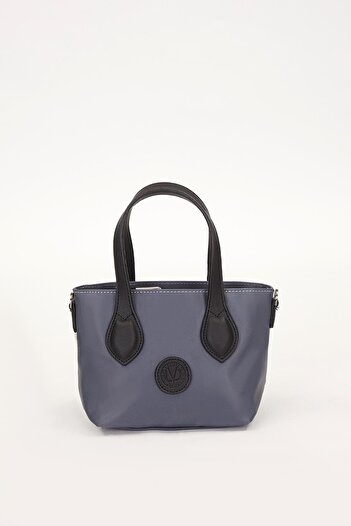 Levidor Gray Mini Satin Handbag