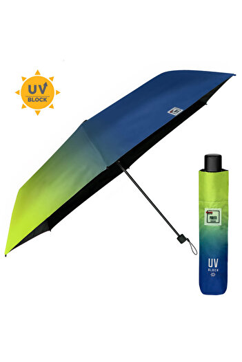 Perletti Green rain/sun umbrella with UV protection