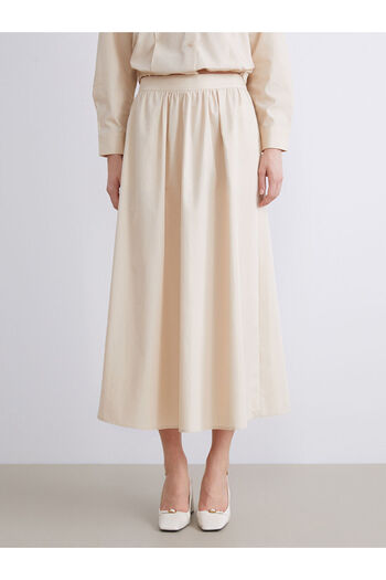 LC Waikiki Pleated Skirt with Elastic Waist