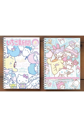 nihonwosekai 2Pcs Sanrio Characters A5 Anime Spiral Notebook 50 Sheets Kuromi My Melody Cinnamoroll