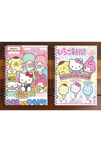 nihonwosekai 2Pcs Sanrio Characters A5 Anime Spiral Notebook 50 Sheets Kuromi My Melody Cinnamoroll