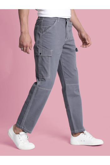 Bene Kleed By Styli Men Relaxed Fit Cotton Cargo Trousers