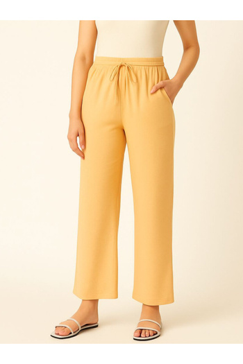PAUSE By Styli Women Yellow Relaxed Fit Joggers