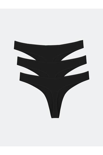 LC Waikiki Plain Thong Panties 3-Pack (W5)