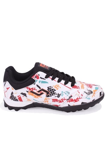 Jump 31524 White Astroturf Children's Football Shoes