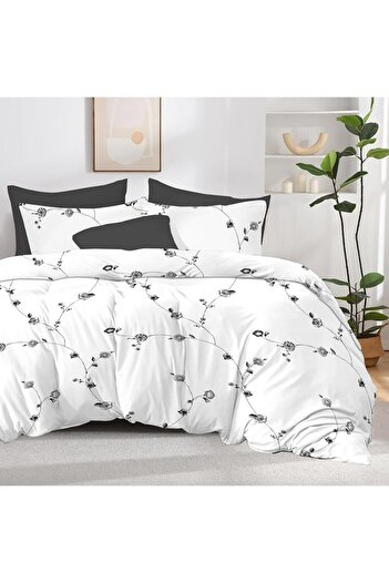 TextiLici 6-piece TextiLici bed linen, bed sheet 220 x 240 cm, duvet cover sheet 200 x 22