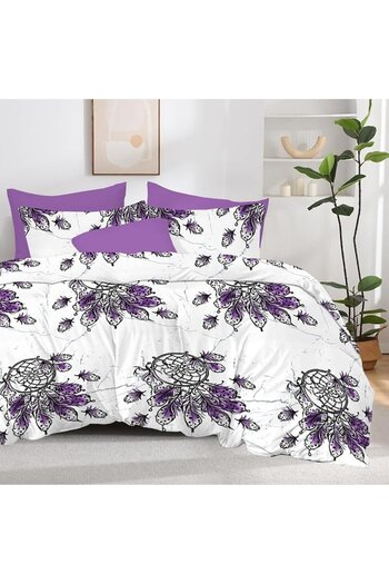 TextiLici 6-piece TextiLici bed linen, bed sheet 220 x 240 cm, duvet cover sheet 200 x 22