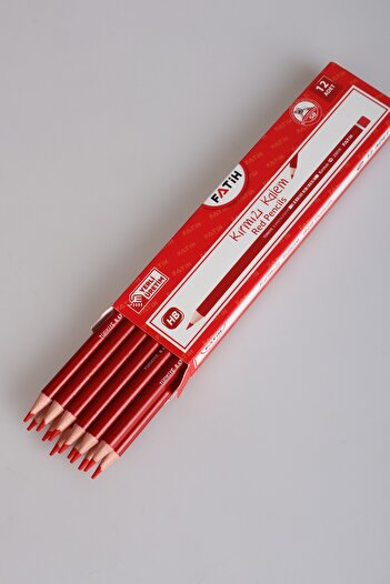 Fatih Original 12-Piece Red Pencil