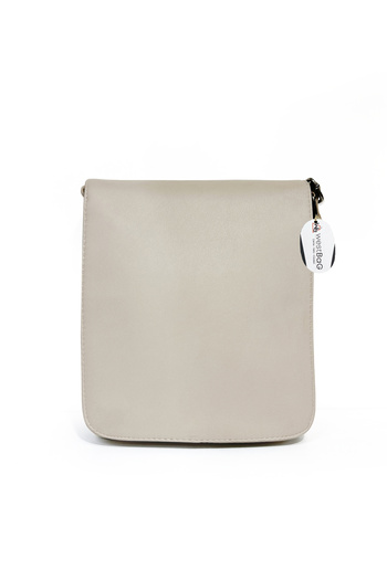westbag Genuine Leather Unisex Double Zippered Long Strap Shoulder and Crossbody Messenger Bag Large Size