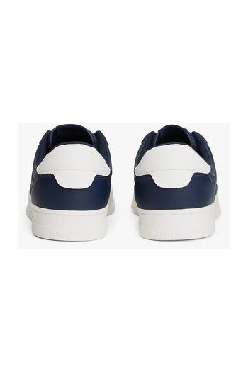 Tommy Hilfiger Pánské tenisky The Greenwich Logo Patch Court – tmavě modrá