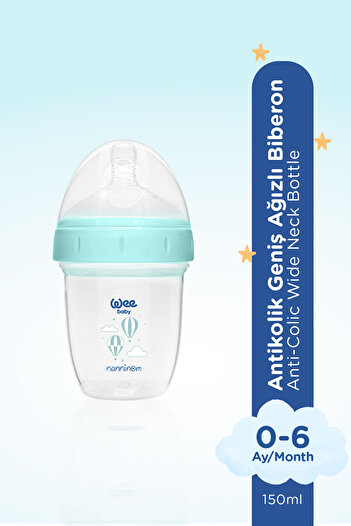 Wee Baby Nanninom Antikolik Geniş Ağızlı Biberon 150 ml