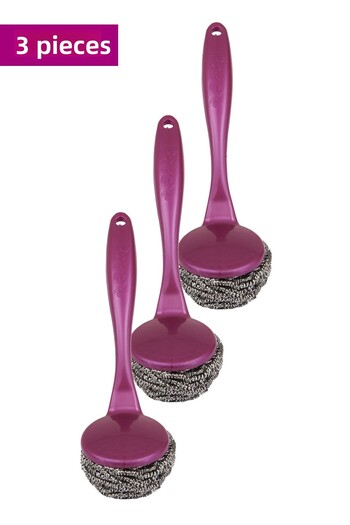 Parex Triple Set of Scrubbing Wire with Handle
