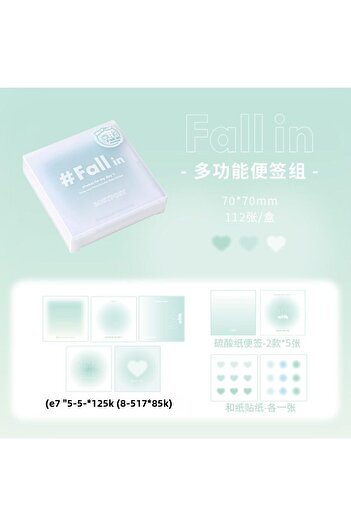 baghoose Gradient Mint Note Set Baghoose 1059428