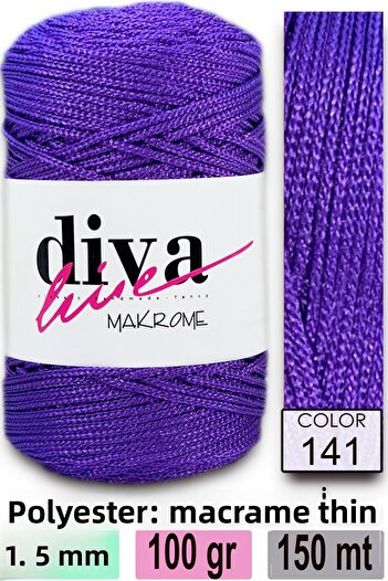 Diva İplik Σχοινί Diva Macrame 141