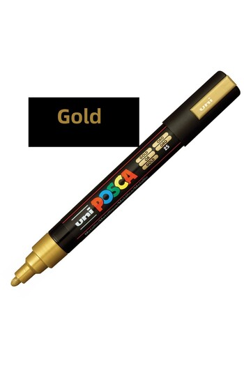 Uni Posca Pc-3M (0.9-1.3mm) Gold